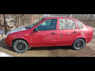 2007 Lada (ВАЗ) Kalina I, красный, 140000 рублей, вид 4