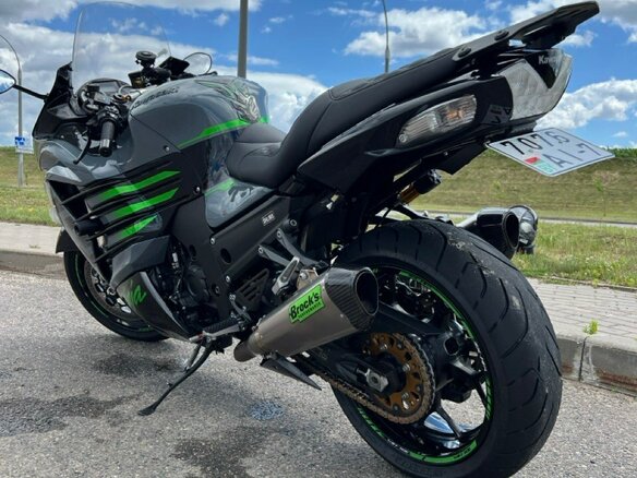 2021 Kawasaki ZZR 1400, серый, 1463310 рублей - вид 2