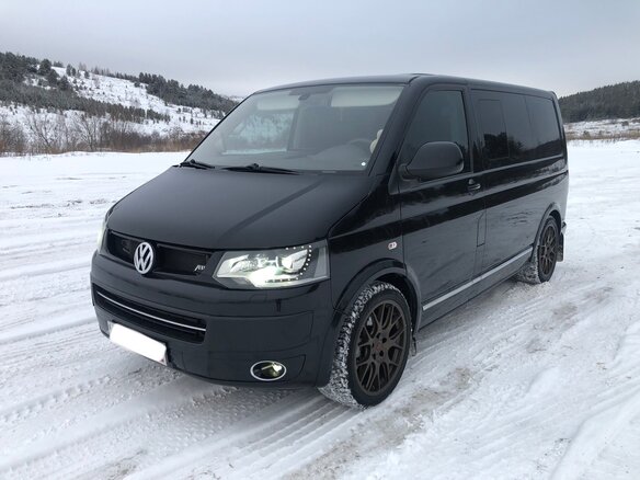 2012 Volkswagen Multivan T5 Рестайлинг, чёрный, 3650000 рублей - вид 8