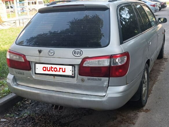 2002 Mazda 626 V (GF), серебристый, 110000 рублей - вид 3
