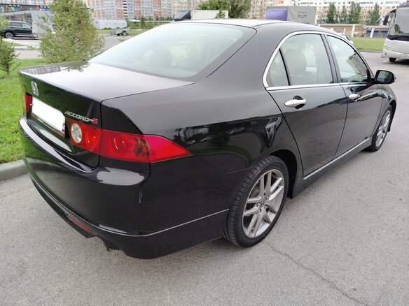 2007 Honda Accord Type-S Type S VII Рестайлинг, чёрный, 1350000 рублей - вид 10