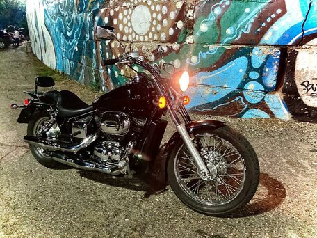 2001 Honda Shadow 750, чёрный, 395000 рублей, вид 5