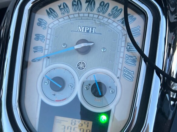 2008 Yamaha XV 1900, чёрный, 930000 рублей - вид 9