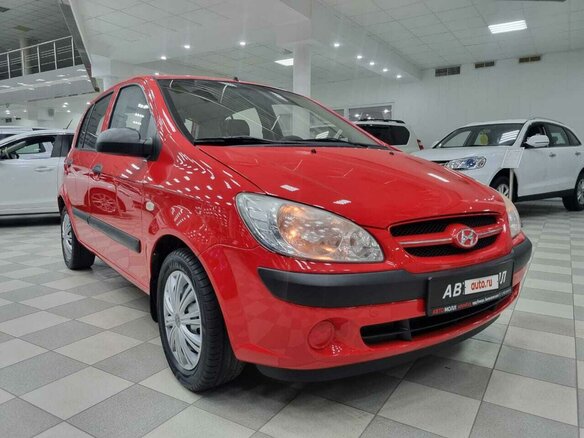 2007 Hyundai Getz I Рестайлинг, красный, 520000 рублей - вид 1