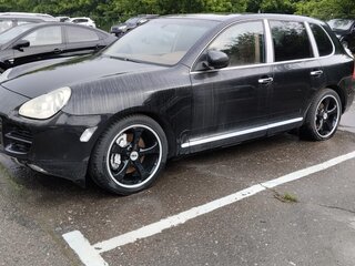 2005 Porsche Cayenne S I (955), чёрный, 1200000 рублей, вид 2