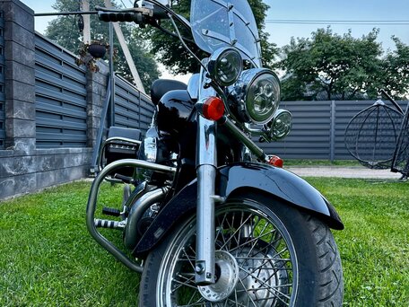 2002 Honda Shadow 750, чёрный, 425000 рублей, вид 4