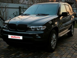 2003 BMW X5 3.0i I (E53) Рестайлинг, чёрный, 1300000 рублей, вид 1