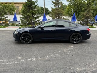2019 Audi A6 35 TDI V (C8), синий, 3200000 рублей, вид 4