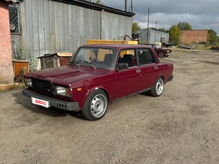 2002 Lada (ВАЗ) 2107, пурпурный, 270000 рублей, вид 2