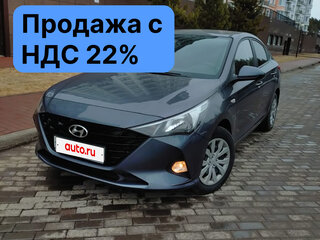 2021 Hyundai Solaris II Рестайлинг, серый, 1850000 рублей, вид 1