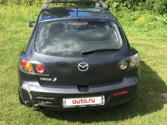 2007 Mazda 3 I (BK) Рестайлинг, синий, 710000 рублей - вид 5