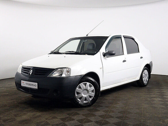 2007 Renault Logan I, белый