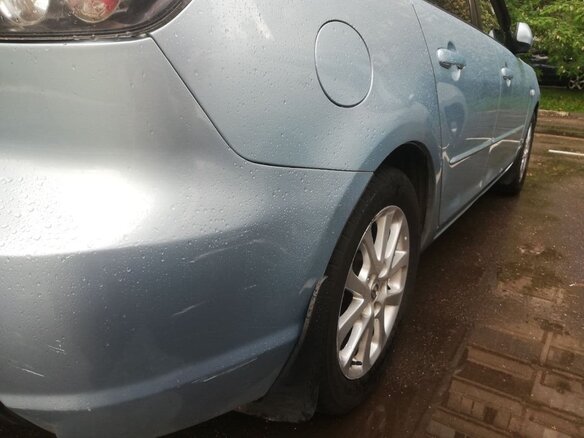 2008 Mazda 3 I (BK) Рестайлинг, голубой - вид 9