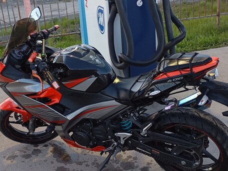 2018 Kawasaki Ninja 400, оранжевый, 499000 рублей, вид 1