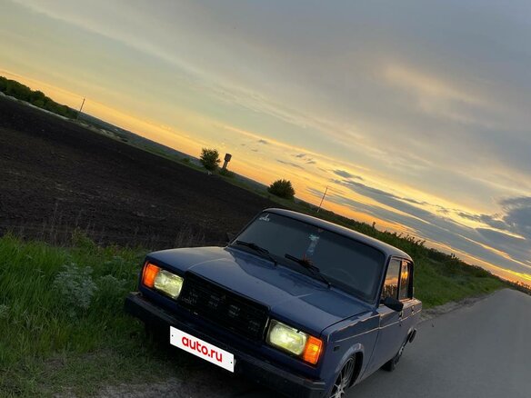 2007 Lada (ВАЗ) 2107, синий, 200000 рублей - вид 3