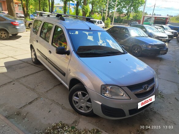 2013 Lada (ВАЗ) Largus I, серебристый, 910000 рублей - вид 1