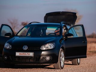 2011 Volkswagen Golf VI, чёрный, 1050000 рублей, вид 2
