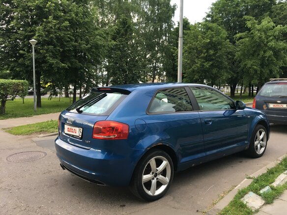2008 Audi A3 II (8P) Рестайлинг 2, синий - вид 5
