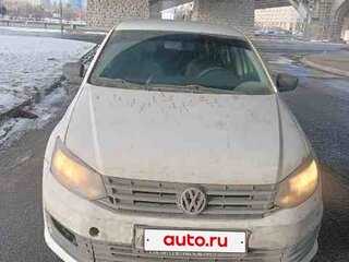 2017 Volkswagen Polo V Рестайлинг, белый, 368200 рублей, вид 2