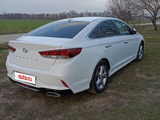 2018 Hyundai Sonata VII (LF) Рестайлинг, белый, 2010000 рублей, вид 4