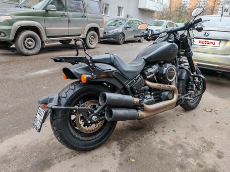 2017 Harley-Davidson Fat Bob, чёрный, 1800000 рублей, вид 3