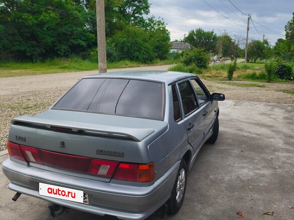 2007 Lada (ВАЗ) 2115, серебристый, 230000 рублей - вид 4
