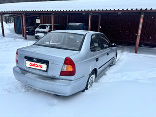2007 Hyundai Accent ТагАЗ II, серебристый, 320000 рублей, вид 5