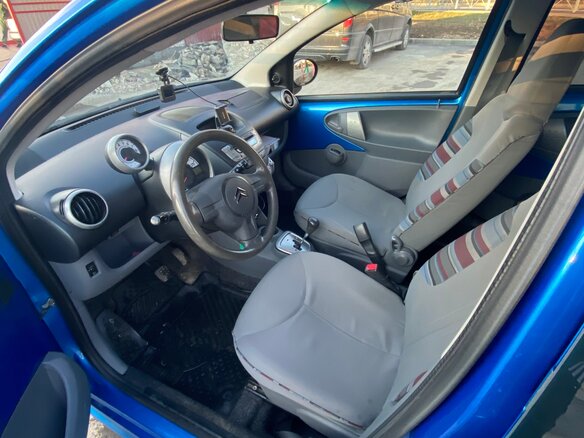 2011 Citroen C1 I Рестайлинг, синий, 640000 рублей - вид 7