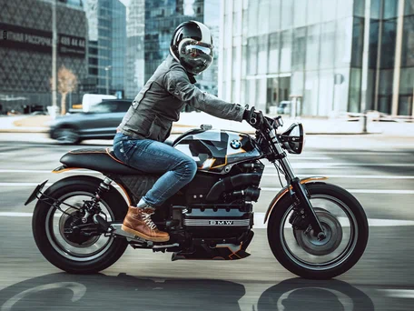 1988 BMW K 100, серебристый, 2000000 рублей, вид 2