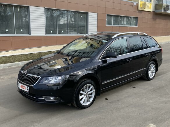 2014 Skoda Superb II Рестайлинг, чёрный - вид 6