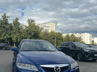 2006 Mazda 6 I (GG) Рестайлинг, синий, 440000 рублей, вид 2