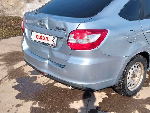 2017 Lada (ВАЗ) Granta I, голубой, 457000 рублей - вид 16