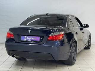 2007 BMW 5 серии 520d V (E60/E61) Рестайлинг, синий, 1020000 рублей, вид 4