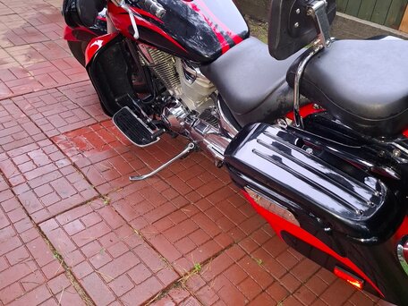 2001 Honda VTX 1800, красный, 750000 рублей, вид 4
