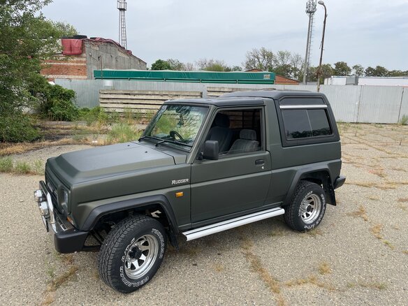 1991 Daihatsu Rugger I, зелёный - вид 13