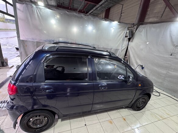 2007 Daewoo Matiz I Рестайлинг, синий, 180000 рублей - вид 1