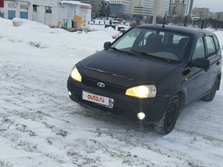 2010 Lada (ВАЗ) Kalina I, чёрный, 190000 рублей, вид 3