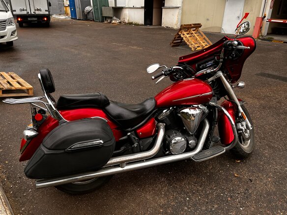 2007 Yamaha XVS1300, красный, 749000 рублей - вид 10