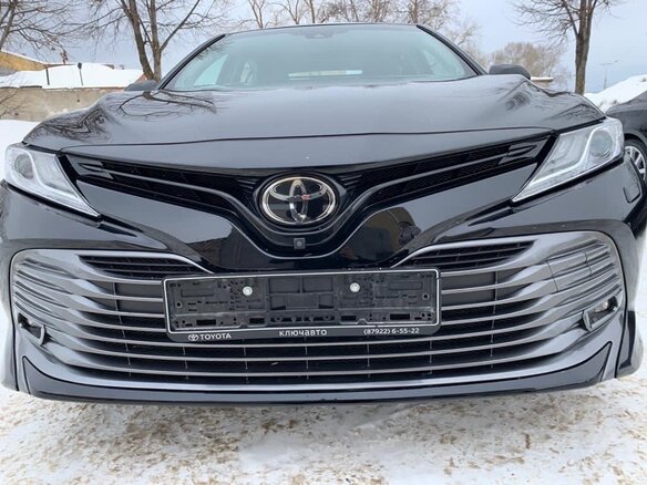 2018 Toyota Camry VIII (XV70), чёрный - вид 9