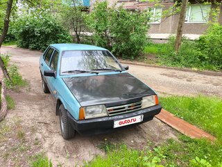 1995 Lada (ВАЗ) 21099, синий, 82000 рублей, вид 1