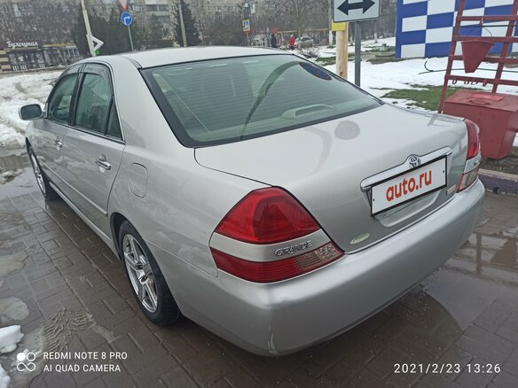 2001 Toyota Mark II IX (X110), серый - вид 3