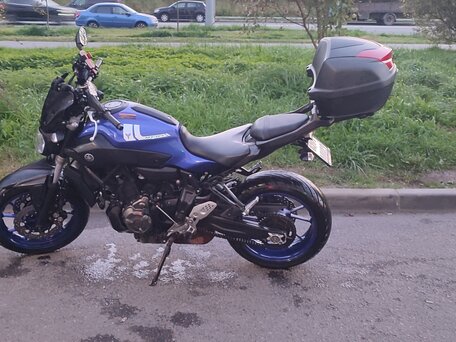 2017 Yamaha MT-07 (FZ-07), синий, 620000 рублей, вид 5