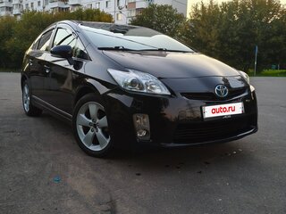 2009 Toyota Prius III (XW30), чёрный, 850000 рублей, вид 2