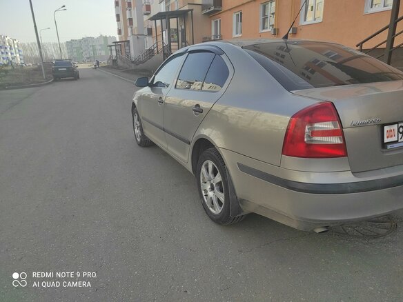 2008 Skoda Octavia II (A5) Рестайлинг, серый - вид 2