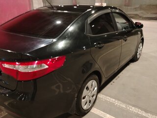 2012 Kia Rio III, чёрный, 670000 рублей, вид 3