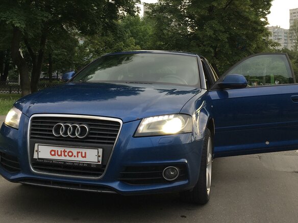 2008 Audi A3 II (8P) Рестайлинг 2, синий - вид 2