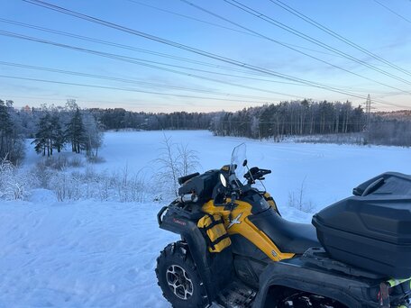 2014 BRP Can-Am Outlander 500, жёлтый, 615000 рублей, вид 3