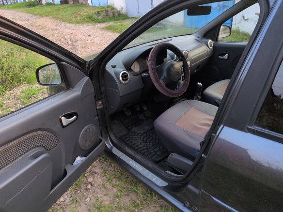 2008 Renault Logan I, серый, 405000 рублей - вид 8