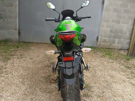 2013 Kawasaki ER-6N, зелёный, 460000 рублей, вид 4