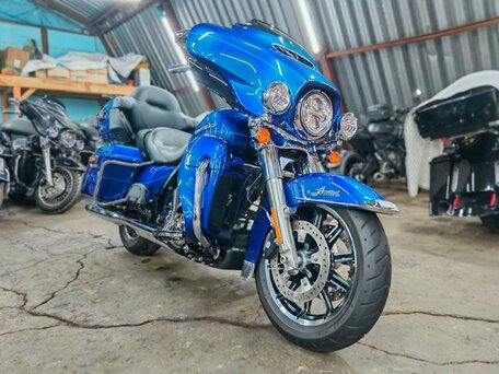 2015 Harley-Davidson Electra Glide, синий, 1480000 рублей, вид 1